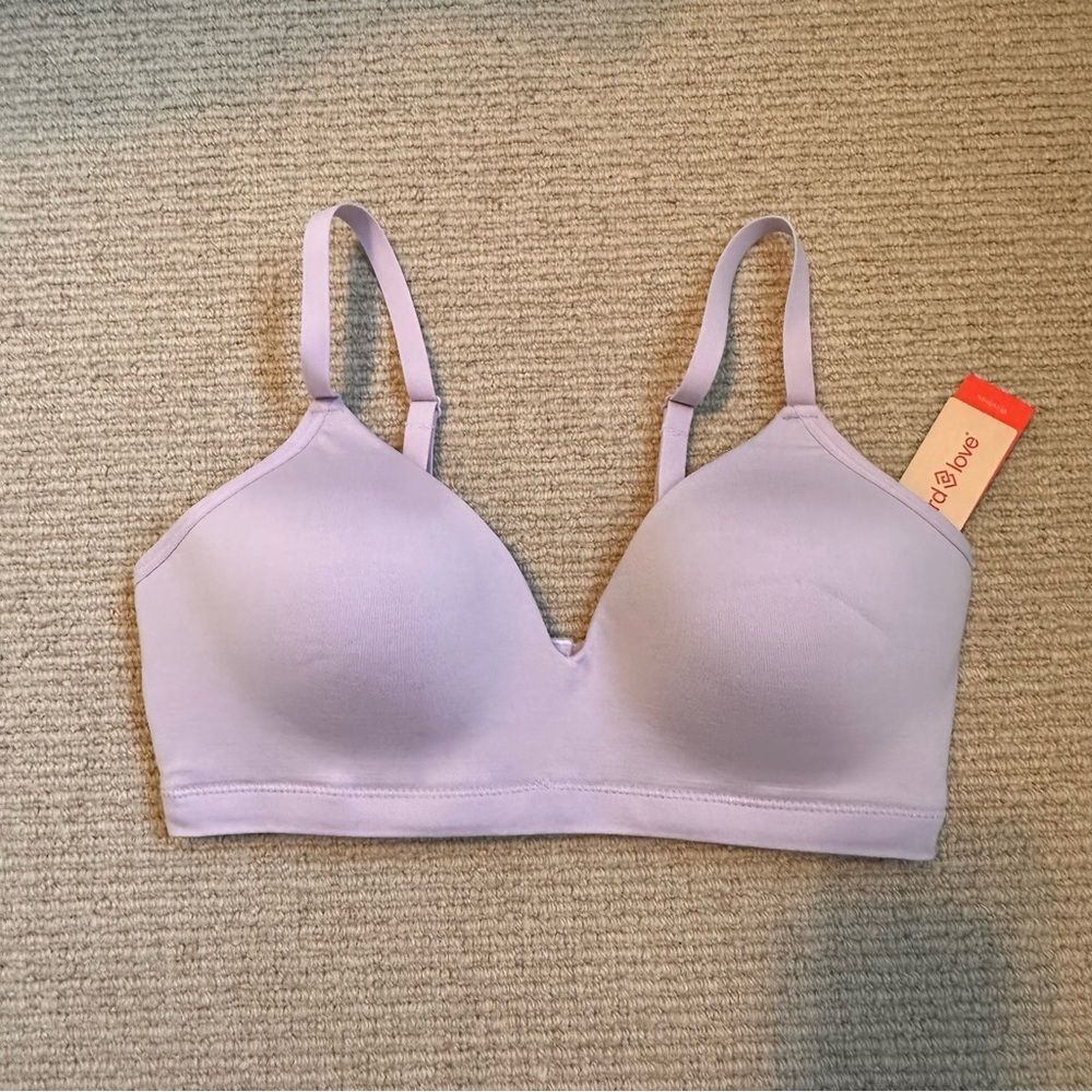 ThirdLove Lifting Wireless Wireless Lavender Purple Bra
